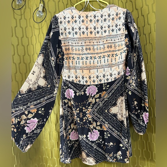 NWT - Free People - Descano Floral Mini Dress - SZ S - Picture 5 of 8